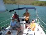 Crew aboard Wild Blue Yonder