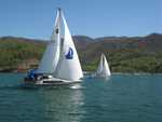 Phase II, Owner Jan and Dave Bryson, Captain for sail Matt Little