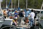 Getting organized at dock