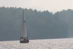 unusual, wind out of west, first leg downwind..