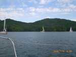 nice wind for the morning race