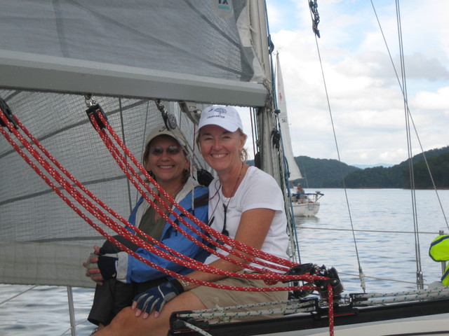 Minta and Sandra on Wild Blue Yonder