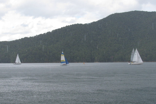 picture quality good, its raining!  Typical WLSC Race in 2009..