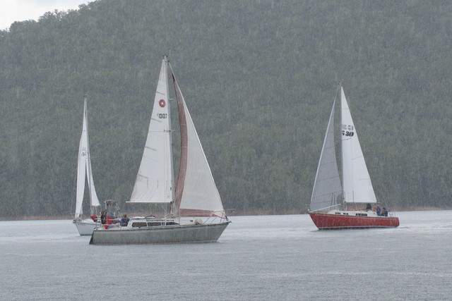 picture quality good, its raining!  Typical WLSC Race in 2009..