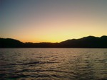 Sunset, Nov 2, 2008 [picture taken by Josh Noe with cell phone, submitted by Mark Galloway]