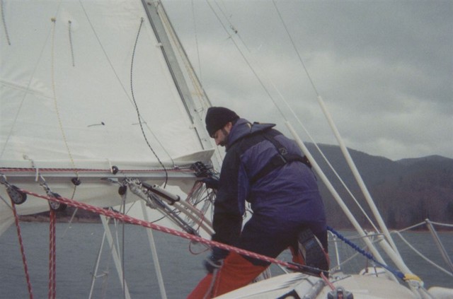 Winter sailing, before Christmas 2005.