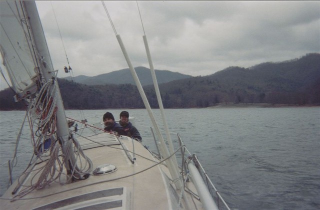 Winter sailing, before Christmas 2005.
