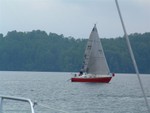 Jeff Arnfield and Windward starting race