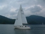 rounded the first mark
