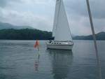 Robert Banks  on Susan Bee rounding the first mark
