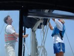 18. reefing the mainsail