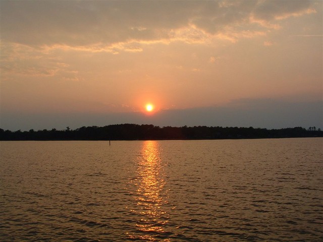 1. Sunset on first night