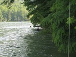 Enjoying rope swinging facilities..