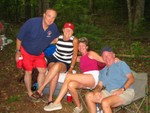 l-r, Ed and Sue Lockett, Patty and Skip Greene