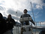During the race
