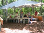 getting the tables setup for serving