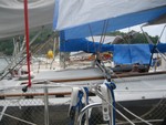 finishing touches on the fleet raft