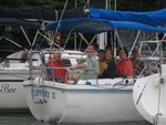 You can see what the rest of the fleet was doing while the brave hearted were exploring the dam..