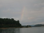 Finally, a rainbow and the weather improves significantly