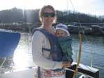 on the dock before dinner