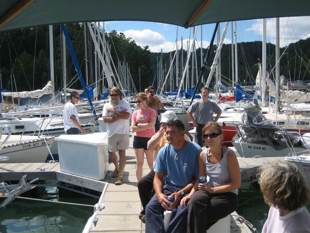 Waiting for Captains' Meeting