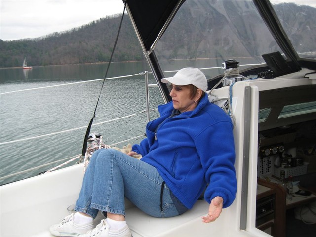 First Spring Race, Apr 5th 2008
Minta Fannon on Committee Boat