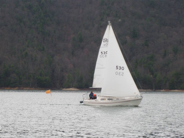 First Spring Race, Apr 5th 2008
Clarke Lucas and crew finishing