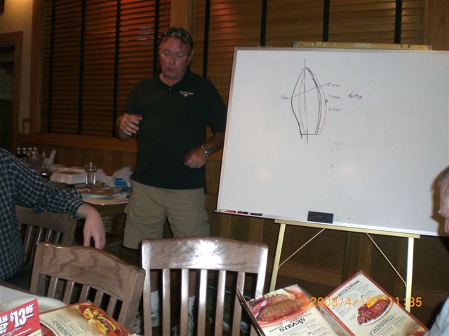 Joe Waters during clinic (picture by Clarke Lucas)