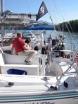 Everyone still seems to be accounted for..
Another successful anchoring by Jeff Arnfield!!