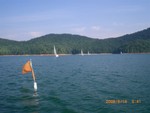 3 lead boats heading for finish line (picture submitted by Clarke Lucas)