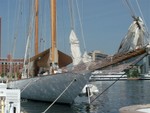 Boat in Inner Harbor Marina
