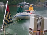tandem boat pull, similar to tractor pull..