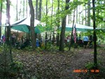Pig Roast site under the big top