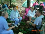 guests enjoying Pig Roast