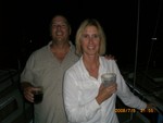 Back on the sailboat dock after Pig Roast on Saturday night