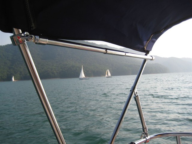 and they're off to the island!