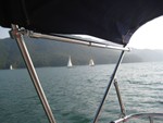 and they're off to the island!