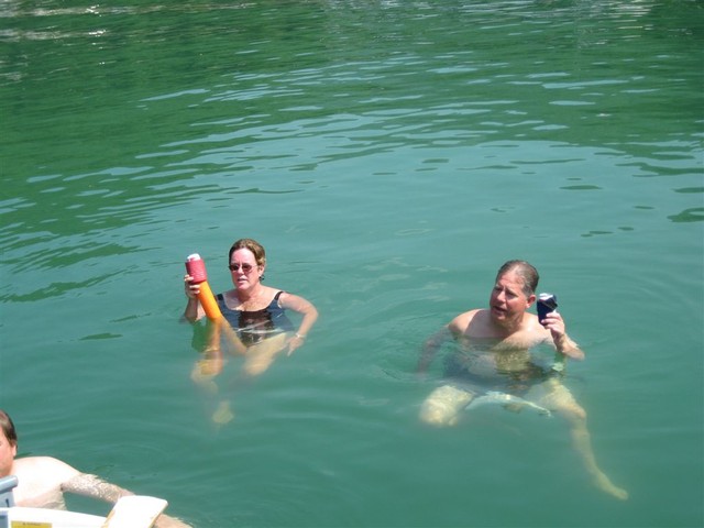 after the race, relaxing
