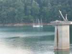 picture of WLSC fleet facing southeast from top of dam