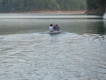 water taxi from shore to fleet
