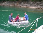 Bill's water taxi service, one stop service from WLSC fleet to dam..