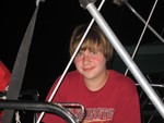 Josh on overnighter at dam picnic