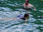 swimming is always a nice way to spend the day at anchorage!