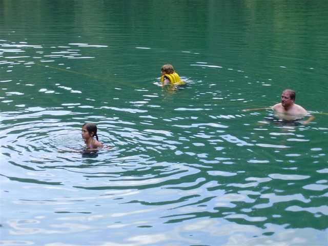 swimming is always a nice way to spend the day at anchorage!