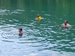 swimming is always a nice way to spend the day at anchorage!
