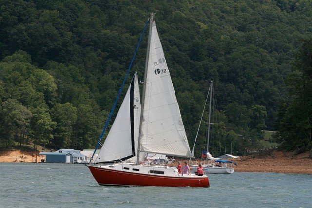 Russ, Gayle, and Wayne on Grampian before first start (picture by Sue Lockett)