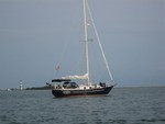 Highlight for Album: Littles visit Murdochs on their boat in Newbern, NC, Sept 28, 2008