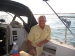 James, at anchor, Cape Lookout