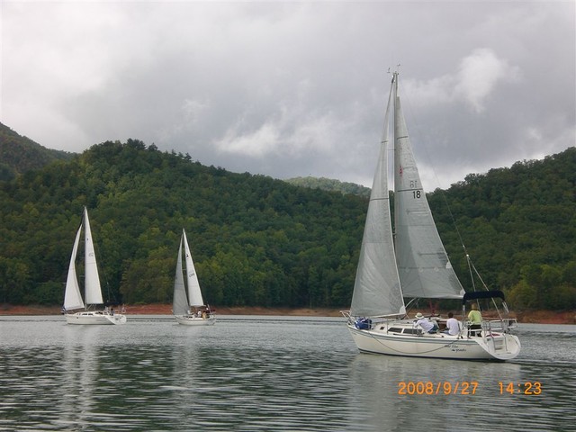 Off to a slow start, picture from committee boat by Clarke Lucas