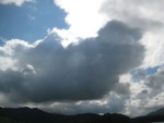forecast was for rain, but didn't happen